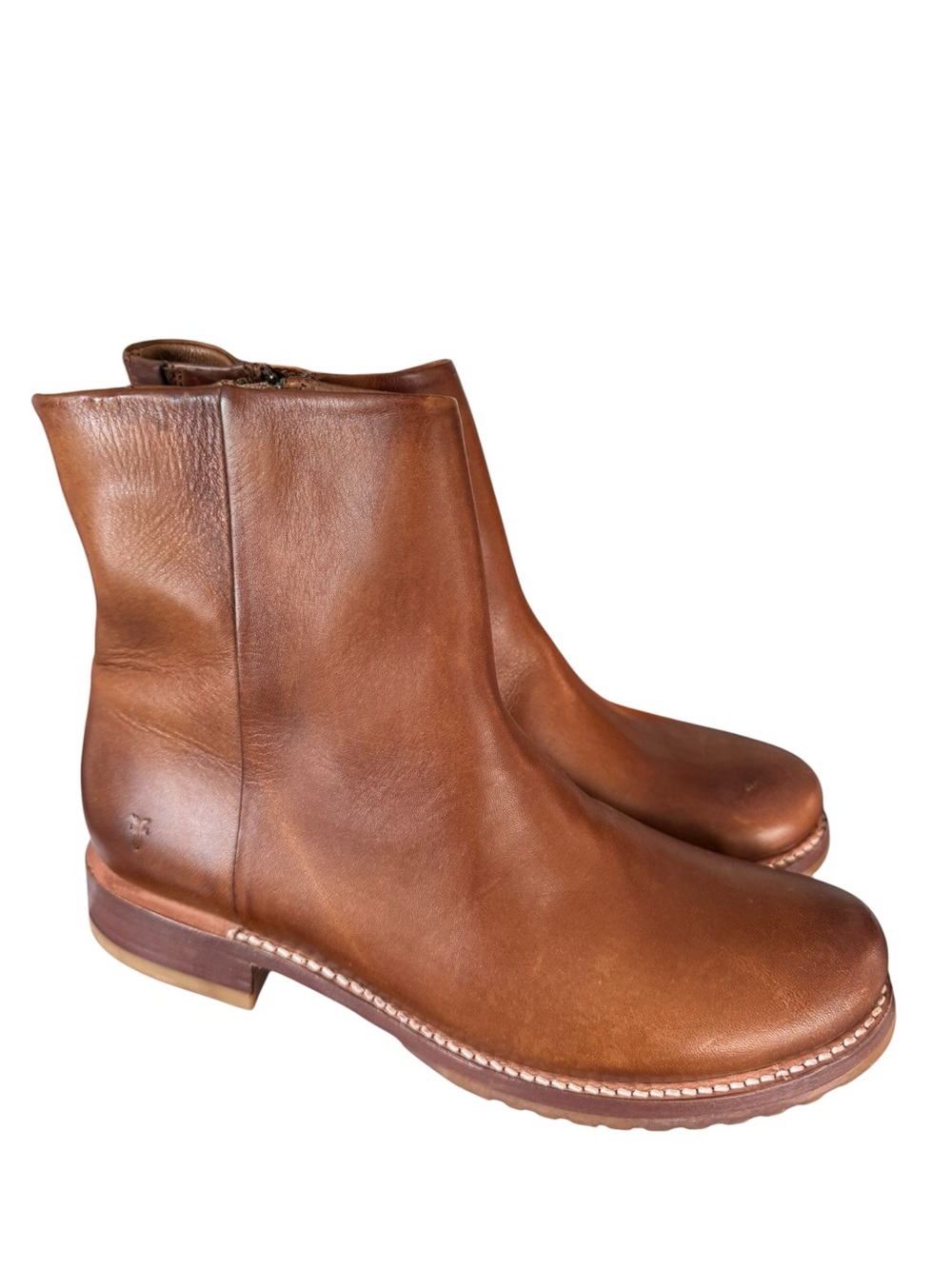 Frye Veronica Chelsea Boot 10 Brown‎ Leather - Picture 4 of 11